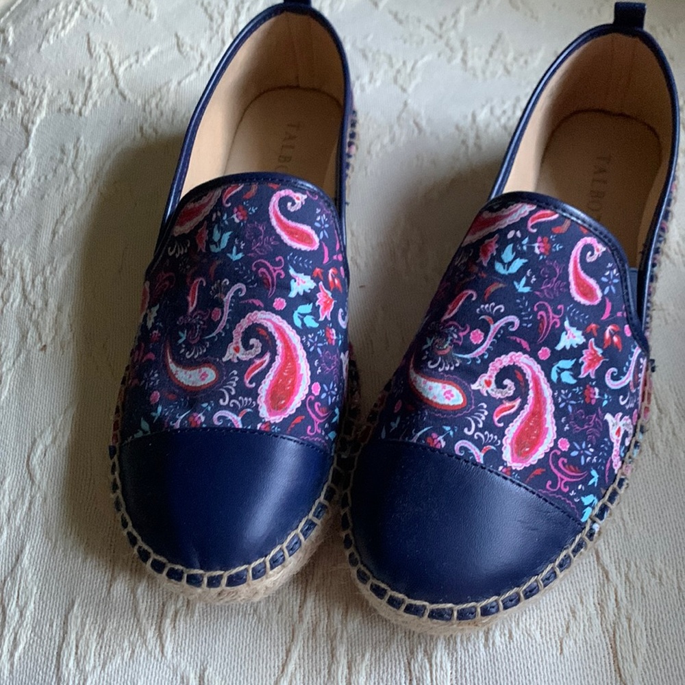 Talbots Paisley Espadrilles